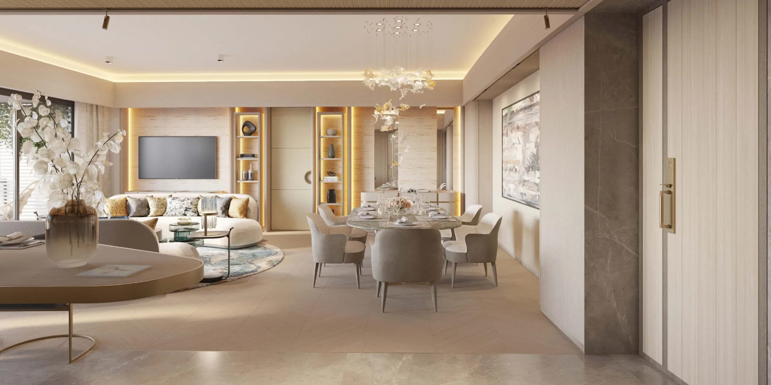 3BR Living & Dining Area